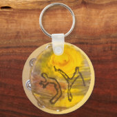 capoeira muziekpassion ax sleutelhanger (Voorkant)