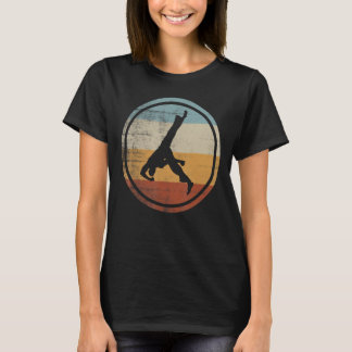 Capoeira — Opleiding van de Vintage van de wervels T-shirt