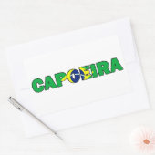 Capoeira Rechthoekige Sticker (Envelop)