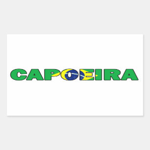 Capoeira Rechthoekige Sticker