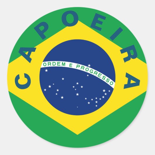 Capoeira Ronde Sticker (Voorkant)