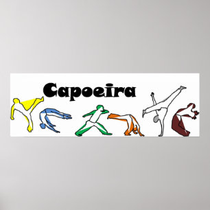 Capoeira-technieken voor het drukken van posters