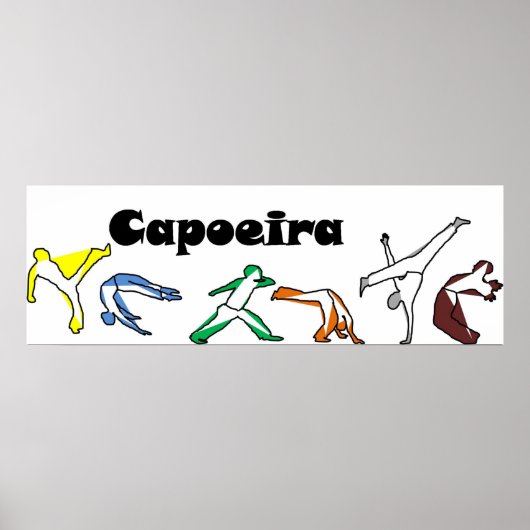 Capoeira-technieken voor het drukken van posters (Voorkant)