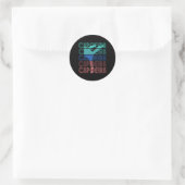 Capoeira Training Hobby Braziliaanse Mail Ronde Sticker (Tas)