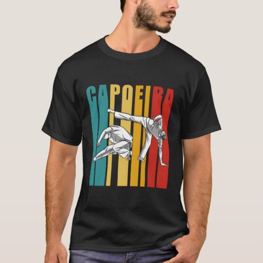 Capoeira Training Mail Braziliaanse hobby T-shirt (Voorkant)