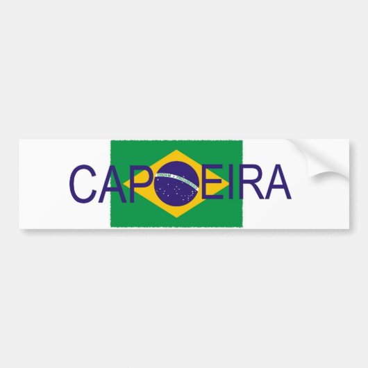 Capoeira vlag bumpersticker (Voorkant)