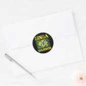 Capoeira voor Capoeira liefhebbers Capoeira vechte Ronde Sticker (Envelop)