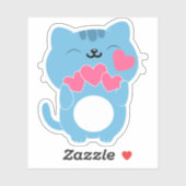 capoo met liefde sticker (Vel)
