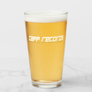 CAPP Records Beer Glass Glas