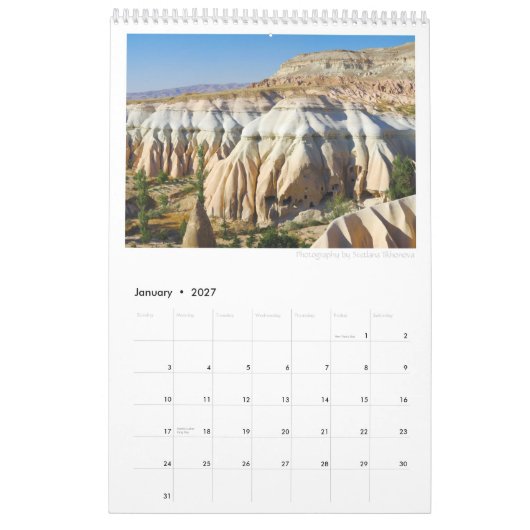 Cappadocia 2011 Agenda Kalender (Jan 2027)