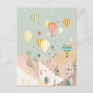 Cappadocia Day Art   Luchtballon Turkije Briefkaart