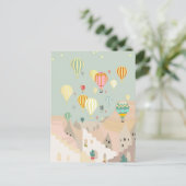 Cappadocia Day Art | Luchtballon Turkije Briefkaart (Staand voorkant)