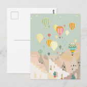 Cappadocia Day Art | Luchtballon Turkije Briefkaart (Voorkant / Achterkant)