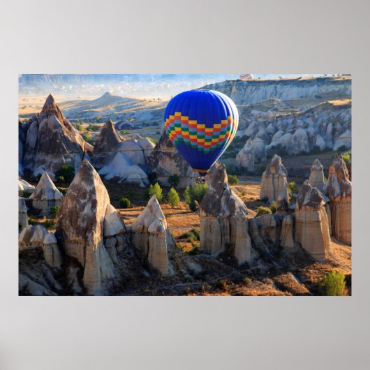 Cappadocia, Goreme | Heet Luchtballon Poster (Voorkant)