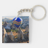 Cappadocia, Goreme | Heet luchtballon Sleutelhanger (Achterkant)