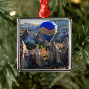 Cappadocia, Goreme   Luchtballon Metalen Ornament