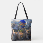 Cappadocia, Goreme | Luchtballon Tote Bag (Achterkant)