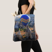 Cappadocia, Goreme | Luchtballon Tote Bag (Dichtbij)