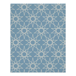 Cappadocia Hemel Geometrisch Patroon Poster