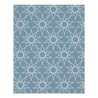 Cappadocia Hemel Geometrisch Patroon Poster