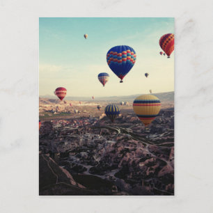 Cappadocia Turkey Hot Air Balloons Briefkaart