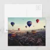 Cappadocia Turkey Hot Air Balloons Briefkaart (Voorkant / Achterkant)