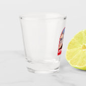 Cappadocia Turkey Retro Travel Art  Shot Glas (Links)