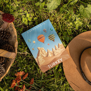 Cappadocia Turkey Travel Briefkaart