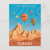 Cappadocia Turkey Travel Briefkaart (Voorkant)