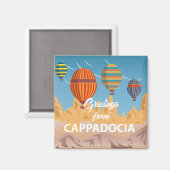 Cappadocia Turkey Travel Holiday magnet (Voorkant / Achterkant)
