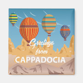 Cappadocia Turkey Travel Holiday magnet (Voorkant)