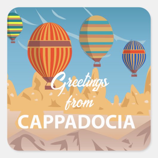 Cappadocia Turkey Travel Holiday Sticker (Voorkant)