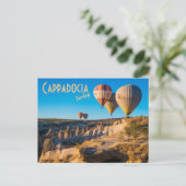 Cappadocia, Turkije: Luchtballonnen Briefkaart (Staand voorkant)
