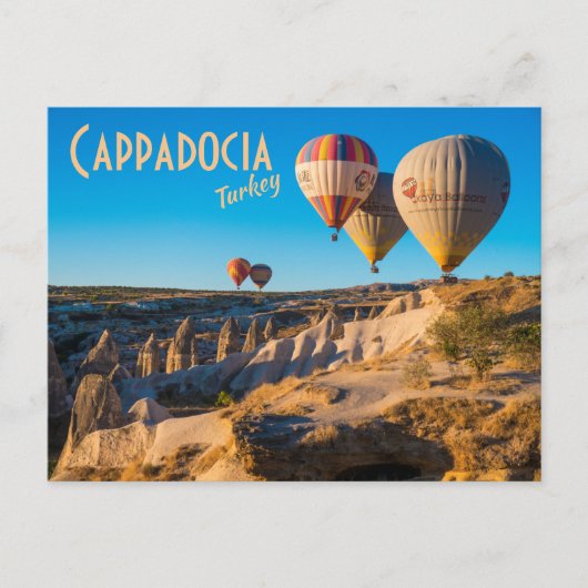 Cappadocia, Turkije: Luchtballonnen Briefkaart (Voorkant)