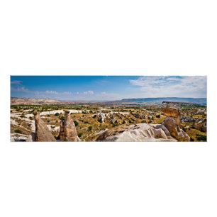 Cappadocia, Turkije Panoramisch Foto Afdruk