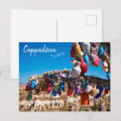 Cappadocia, Turkije: Pigeon Valley Briefkaart (Voorkant / Achterkant)