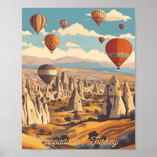 Cappadocia, Turkije Poster (Voorkant)