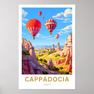 Cappadocia Turkije Reisprint Poster
