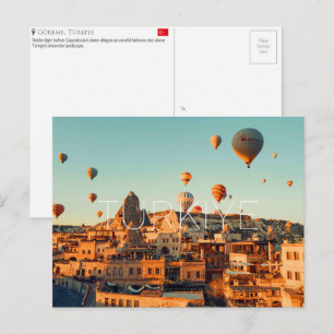 Cappadocia, Türkiye Reisansichtkaart Briefkaart