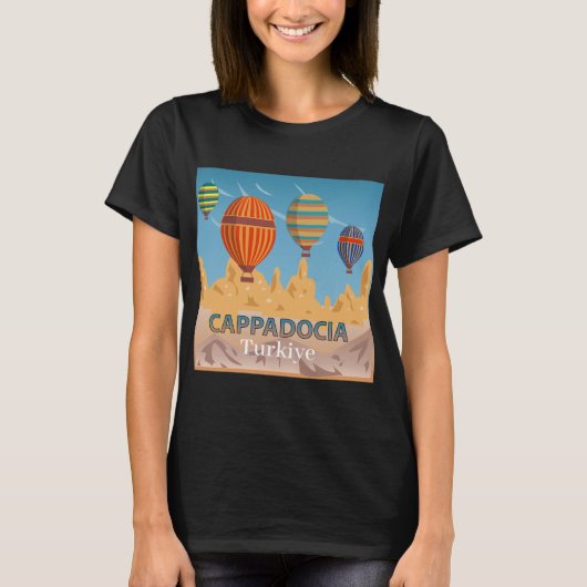 Cappadocia Turkiye T-shirt (Voorkant)