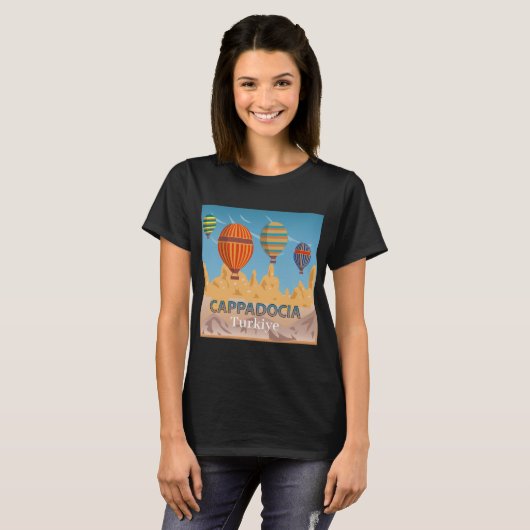 Cappadocia Turkiye T-shirt (Voorkant volledig)