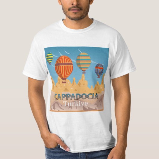 Cappadocia Turkiye T-shirt (Voorkant)