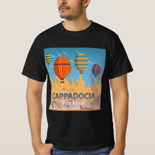 Cappadocia Turkiye T-shirt (Voorkant)