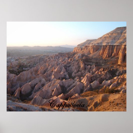 Cappadocia zonsondergang poster (Voorkant)
