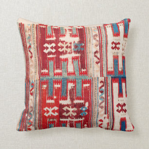 Cappadociaan 18e eeuw Anatolian Kilim Print Kussen