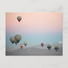 Cappadocië. ballonvlucht briefkaart