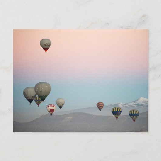 Cappadocië. ballonvlucht briefkaart (Voorkant)