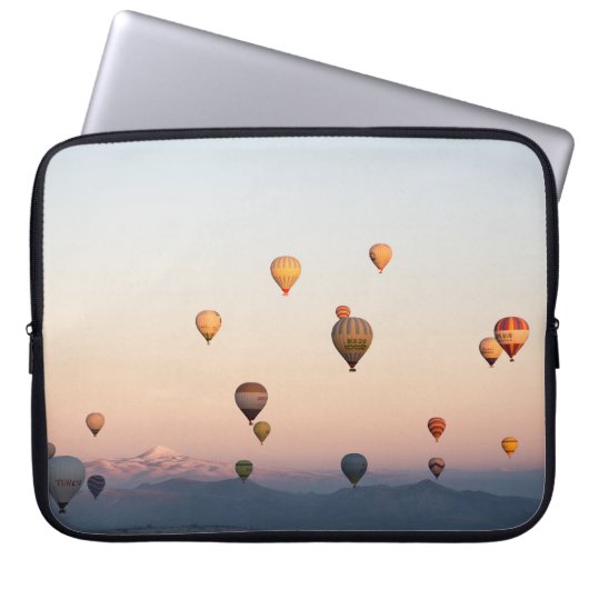 Cappadocië. ballonvlucht-elektronicatas laptop sleeve (Voorkant)