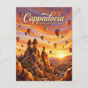 Cappadocië, Göreme, Centraal-Anatolië Briefkaart