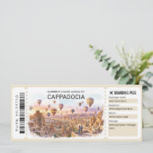 Cappadocië Trip Instapkaart Ticket Kaart (Staand voorkant)